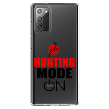 DistinctInk® Clear Shockproof Hybrid Case for Apple iPhone / Samsung Galaxy / Google Pixel - Hunting Mode - ON