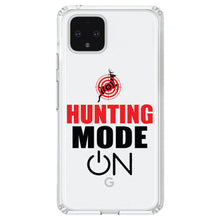 DistinctInk® Clear Shockproof Hybrid Case for Apple iPhone / Samsung Galaxy / Google Pixel - Hunting Mode - ON