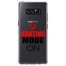 DistinctInk® Clear Shockproof Hybrid Case for Apple iPhone / Samsung Galaxy / Google Pixel - Hunting Mode - ON