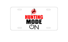 DistinctInk Custom Aluminum Decorative Vanity Front License Plate - Hunting Mode - ON
