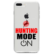 DistinctInk® Clear Shockproof Hybrid Case for Apple iPhone / Samsung Galaxy / Google Pixel - Hunting Mode - ON