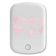 DistinctInk Magnetic Battery Pack, Wireless Portable Charger with USB-C Cable, Compatible with MagSafe iPhone 14 / 13 / 12 Series - Painting Mends the Soul