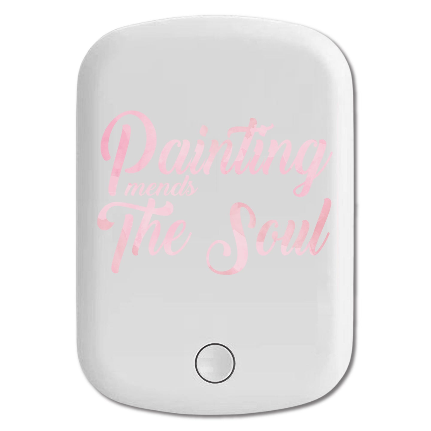 DistinctInk Magnetic Battery Pack, Wireless Portable Charger with USB-C Cable, Compatible with MagSafe iPhone 14 / 13 / 12 Series - Painting Mends the Soul