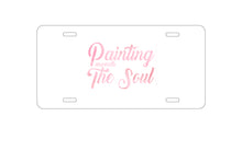 DistinctInk Custom Aluminum Decorative Vanity Front License Plate - Painting Mends the Soul