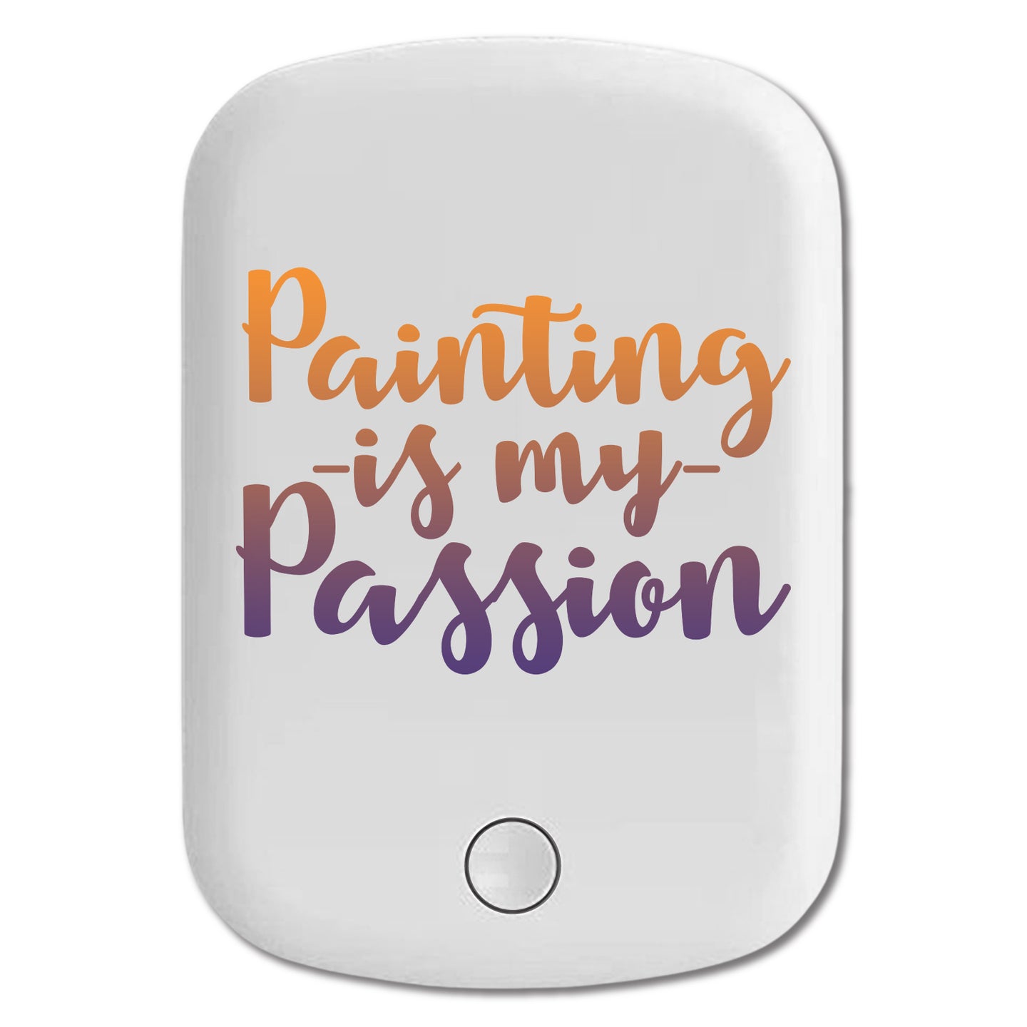 DistinctInk Magnetic Battery Pack, Wireless Portable Charger with USB-C Cable, Compatible with MagSafe iPhone 14 / 13 / 12 Series - Painting is My Passion