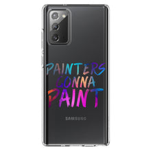 DistinctInk® Clear Shockproof Hybrid Case for Apple iPhone / Samsung Galaxy / Google Pixel - Painters Gonna Paint