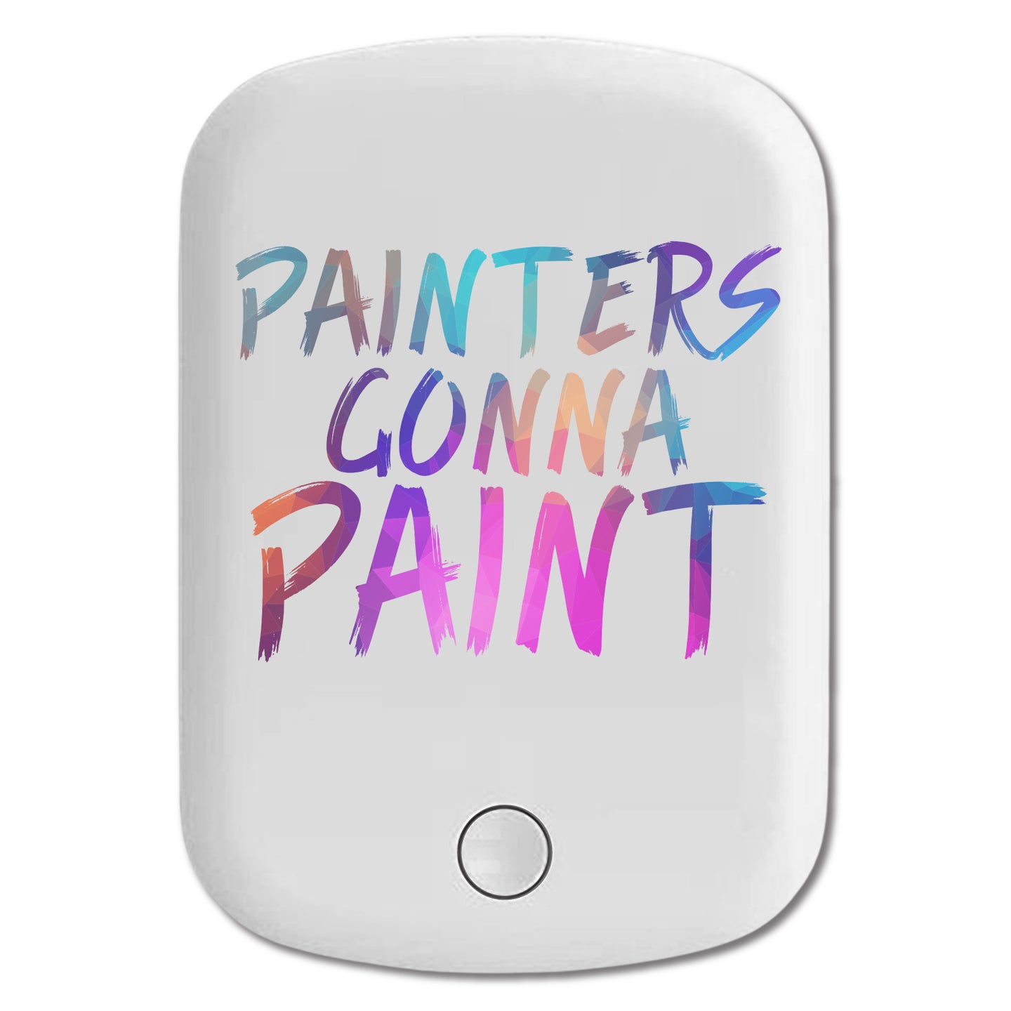 DistinctInk Magnetic Battery Pack, Wireless Portable Charger with USB-C Cable, Compatible with MagSafe iPhone 14 / 13 / 12 Series - Painters Gonna Paint