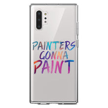 DistinctInk® Clear Shockproof Hybrid Case for Apple iPhone / Samsung Galaxy / Google Pixel - Painters Gonna Paint