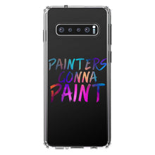 DistinctInk® Clear Shockproof Hybrid Case for Apple iPhone / Samsung Galaxy / Google Pixel - Painters Gonna Paint