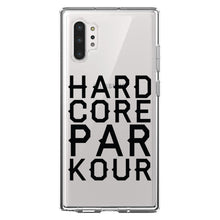 DistinctInk® Clear Shockproof Hybrid Case for Apple iPhone / Samsung Galaxy / Google Pixel - Hard Core Parkour