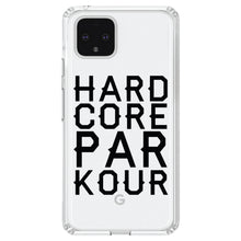 DistinctInk® Clear Shockproof Hybrid Case for Apple iPhone / Samsung Galaxy / Google Pixel - Hard Core Parkour