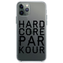 DistinctInk® Clear Shockproof Hybrid Case for Apple iPhone / Samsung Galaxy / Google Pixel - Hard Core Parkour