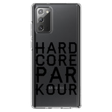 DistinctInk® Clear Shockproof Hybrid Case for Apple iPhone / Samsung Galaxy / Google Pixel - Hard Core Parkour