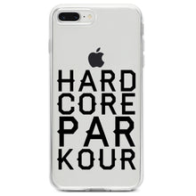 DistinctInk® Clear Shockproof Hybrid Case for Apple iPhone / Samsung Galaxy / Google Pixel - Hard Core Parkour