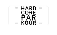DistinctInk Custom Aluminum Decorative Vanity Front License Plate - Hard Core Parkour
