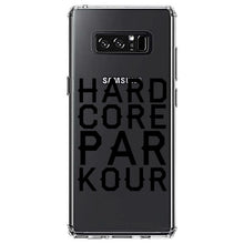 DistinctInk® Clear Shockproof Hybrid Case for Apple iPhone / Samsung Galaxy / Google Pixel - Hard Core Parkour