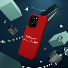 DistinctInk Tough Case for Apple iPhone, Compatible with MagSafe Charging - Make Ice Great Again