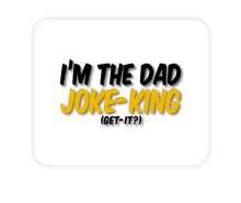DistinctInk Custom Foam Rubber Mouse Pad - 1/4" Thick - I'm the Dad Joke-King (Get-It?)