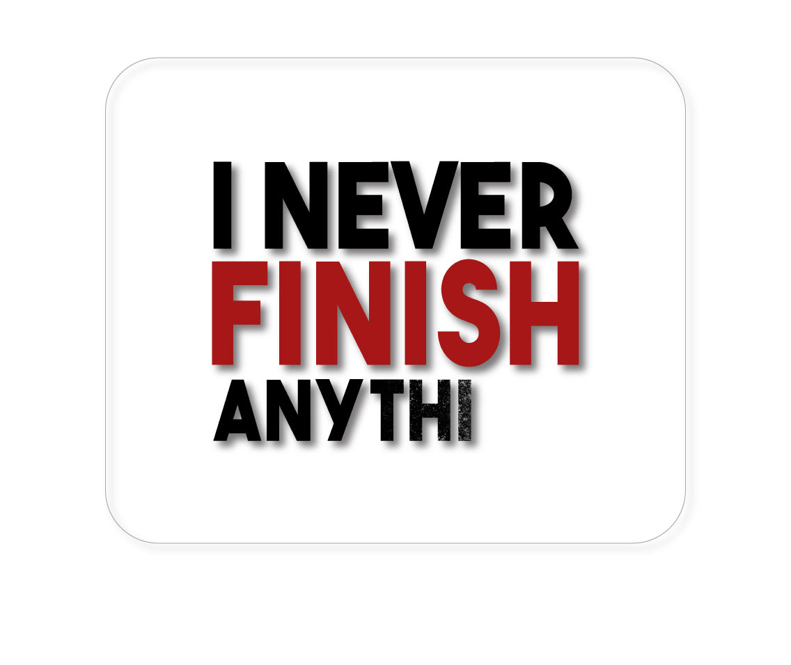DistinctInk Custom Foam Rubber Mouse Pad - 1/4