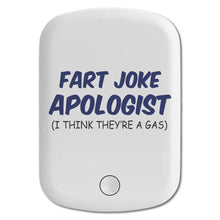 DistinctInk Magnetic Battery Pack, Wireless Portable Charger with USB-C Cable, Compatible with MagSafe iPhone 14 / 13 / 12 Series - Fart Joke Apologist I Think They're a Gas