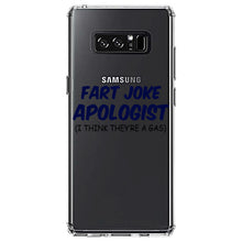 DistinctInk® Clear Shockproof Hybrid Case for Apple iPhone / Samsung Galaxy / Google Pixel - Fart Joke Apologist I Think They're a Gas