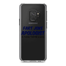 DistinctInk® Clear Shockproof Hybrid Case for Apple iPhone / Samsung Galaxy / Google Pixel - Fart Joke Apologist I Think They're a Gas