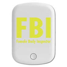 DistinctInk Magnetic Battery Pack, Wireless Portable Charger with USB-C Cable, Compatible with MagSafe iPhone 14 / 13 / 12 Series - FBI - Female Body Inspector