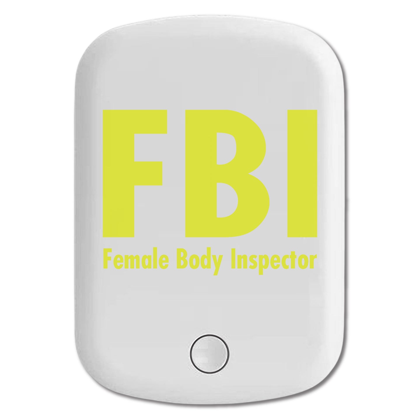 DistinctInk Magnetic Battery Pack, Wireless Portable Charger with USB-C Cable, Compatible with MagSafe iPhone 14 / 13 / 12 Series - FBI - Female Body Inspector