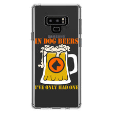DistinctInk® Clear Shockproof Hybrid Case for Apple iPhone / Samsung Galaxy / Google Pixel - In Dog Beers, I've Only Had One
