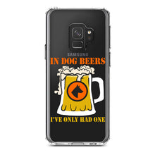 DistinctInk® Clear Shockproof Hybrid Case for Apple iPhone / Samsung Galaxy / Google Pixel - In Dog Beers, I've Only Had One