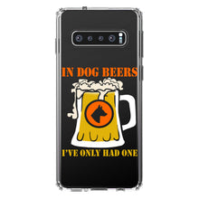 DistinctInk® Clear Shockproof Hybrid Case for Apple iPhone / Samsung Galaxy / Google Pixel - In Dog Beers, I've Only Had One