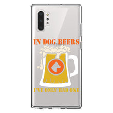 DistinctInk® Clear Shockproof Hybrid Case for Apple iPhone / Samsung Galaxy / Google Pixel - In Dog Beers, I've Only Had One
