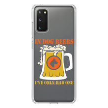 DistinctInk® Clear Shockproof Hybrid Case for Apple iPhone / Samsung Galaxy / Google Pixel - In Dog Beers, I've Only Had One