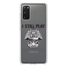 DistinctInk® Clear Shockproof Hybrid Case for Apple iPhone / Samsung Galaxy / Google Pixel - I Still Play with Blocks - Cars