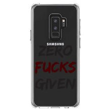 DistinctInk® Clear Shockproof Hybrid Case for Apple iPhone / Samsung Galaxy / Google Pixel - Zero F's Given