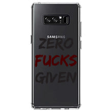 DistinctInk® Clear Shockproof Hybrid Case for Apple iPhone / Samsung Galaxy / Google Pixel - Zero F's Given