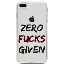 DistinctInk® Clear Shockproof Hybrid Case for Apple iPhone / Samsung Galaxy / Google Pixel - Zero F's Given