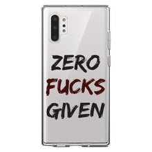 DistinctInk® Clear Shockproof Hybrid Case for Apple iPhone / Samsung Galaxy / Google Pixel - Zero F's Given