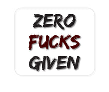 DistinctInk Custom Foam Rubber Mouse Pad - 1/4" Thick - Zero F's Given