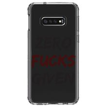 DistinctInk® Clear Shockproof Hybrid Case for Apple iPhone / Samsung Galaxy / Google Pixel - Zero F's Given