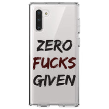 DistinctInk® Clear Shockproof Hybrid Case for Apple iPhone / Samsung Galaxy / Google Pixel - Zero F's Given