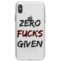 DistinctInk® Clear Shockproof Hybrid Case for Apple iPhone / Samsung Galaxy / Google Pixel - Zero F's Given