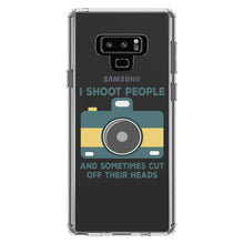 DistinctInk® Clear Shockproof Hybrid Case for Apple iPhone / Samsung Galaxy / Google Pixel - I Shoot People - Photography