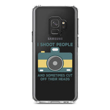 DistinctInk® Clear Shockproof Hybrid Case for Apple iPhone / Samsung Galaxy / Google Pixel - I Shoot People - Photography