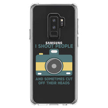 DistinctInk® Clear Shockproof Hybrid Case for Apple iPhone / Samsung Galaxy / Google Pixel - I Shoot People - Photography