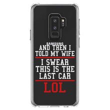 DistinctInk® Clear Shockproof Hybrid Case for Apple iPhone / Samsung Galaxy / Google Pixel - I Swear This Is The Last Car LOL