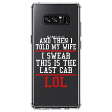 DistinctInk® Clear Shockproof Hybrid Case for Apple iPhone / Samsung Galaxy / Google Pixel - I Swear This Is The Last Car LOL