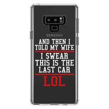 DistinctInk® Clear Shockproof Hybrid Case for Apple iPhone / Samsung Galaxy / Google Pixel - I Swear This Is The Last Car LOL
