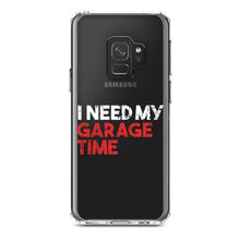 DistinctInk® Clear Shockproof Hybrid Case for Apple iPhone / Samsung Galaxy / Google Pixel - I Need My Garage Time