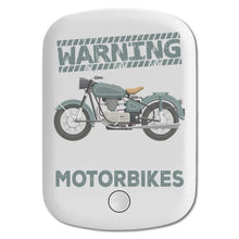 DistinctInk Magnetic Battery Pack, Wireless Portable Charger with USB-C Cable, Compatible with MagSafe iPhone 14 / 13 / 12 Series - Spontaneously Talking About Motorcycles